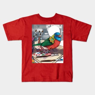 Painted Bunting Kids T-Shirt